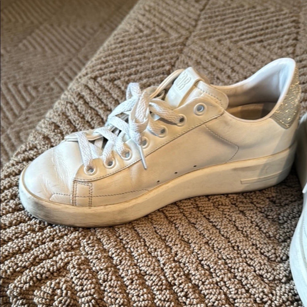 GOLDEN GOOSE pure star sneakers white sparkle authentic excellent condition 36 - Picture 3 of 9